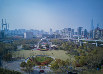 繁华都市高清风景图片摄影图