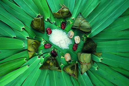 端午节粽子食品摄影图