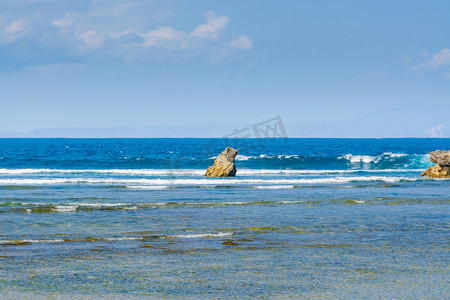 巴厘岛努沙杜瓦海滩摄影图