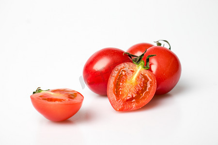 水果小番茄圣女果摄影图