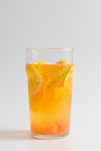 夏日水果茶冰饮摄影图