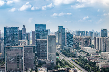 建筑建筑摄影照片_城市建筑写字楼摄影图