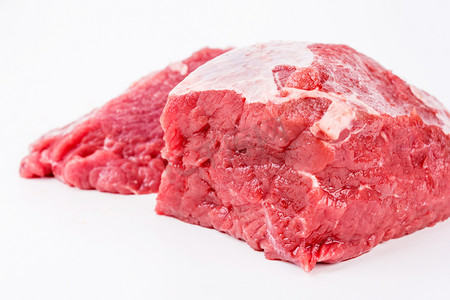生牛肉摄影图