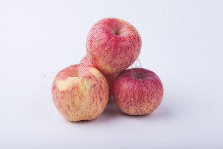 红富士苹果水果摄影图 