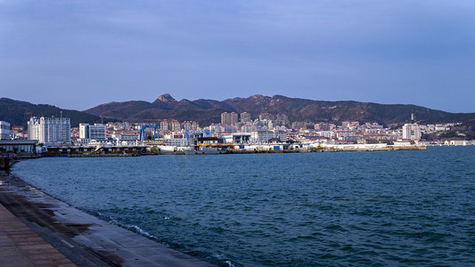 城市风景系列之海岸线摄影图