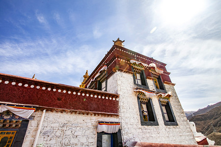 藏式建筑摄影图
