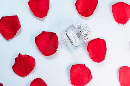 香水玫瑰花摄影图