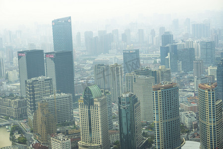 上海城市商业建筑摄影摄影图