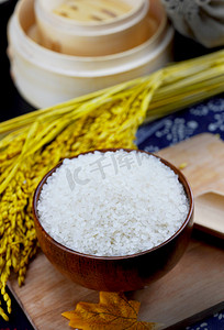 水稻大米摄影图