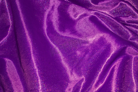 紫色丝绸布料纹理质感摄影图配图