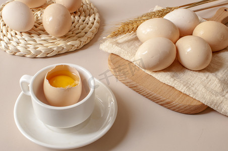 早餐鸡蛋摄影图