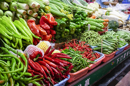 超市秋分摄影照片_健康菜蔬菜摄影图