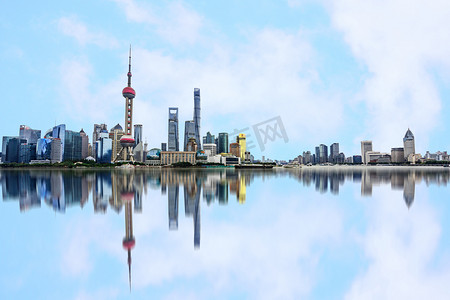 上海陆家嘴建筑摄影图