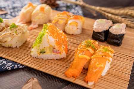 寿司美食摄影图