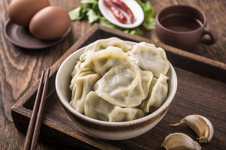 国风春节美食水饺