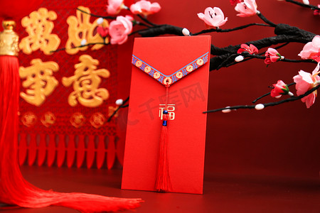 喜庆的新年红包背景