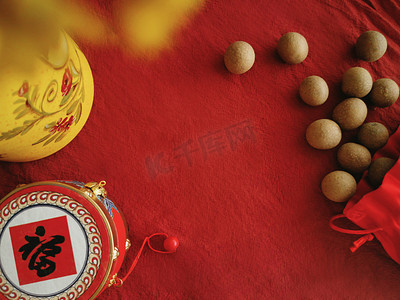 新年中国风红色背景图