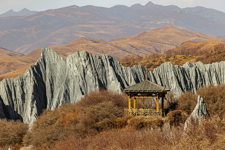 自然风光冬天山户外旅游摄影图配图