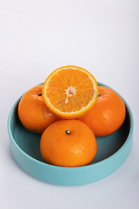 新鲜沃柑柑橘橘子水果摄影图配图