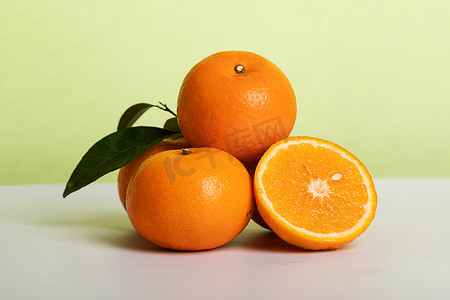 蜜桔沃柑柑橘橘子新鲜摄影图配图