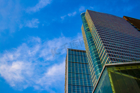 城市摄影成都风光高楼与蓝天