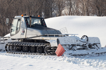 北方冬季冬天雾凇雪景雪地滑雪树挂