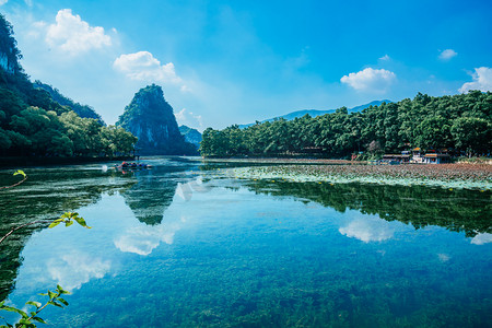 摄影照片_旅游旅行山水湖景