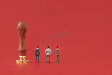 中国品牌日印章微缩创意静物摄影图配图