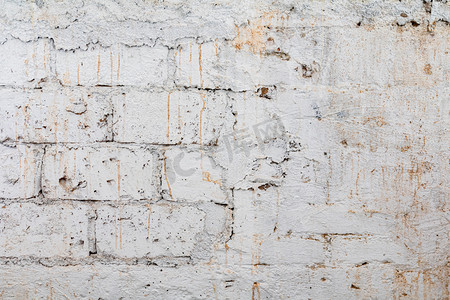 质感纹理白墙石砖墙室内质感背景摄影图配图