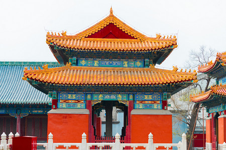 北京特色建筑白天中国古建筑户外环境摄影图配图
