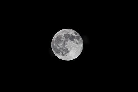 月球晚上月亮天空静物拍摄摄影图配图