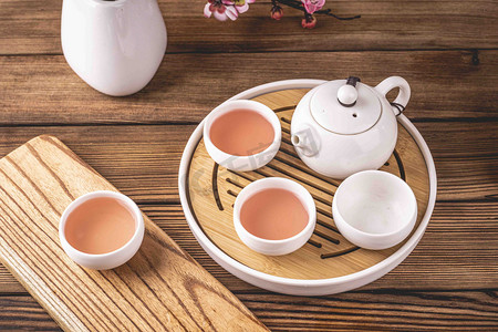 茶具品味特色清香甘甜摄影图配图