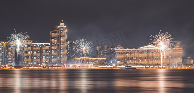 瑞安城市夜景夜晚楼房城市无摄影图配图