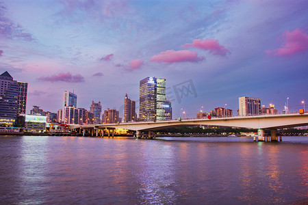 广州珠江江湾大桥网红桥打卡点摄影图配图