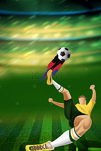 世界杯足球场背景图片_俄罗斯世界杯紫色体育手机海报