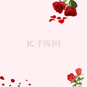 淘宝天猫新风尚背景图片_天猫新风尚红玫瑰浪漫主图背景