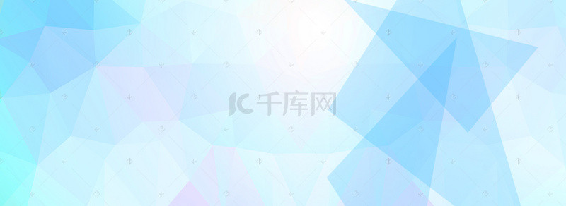 banner质感背景图片_商务几何蓝色banner简约背景