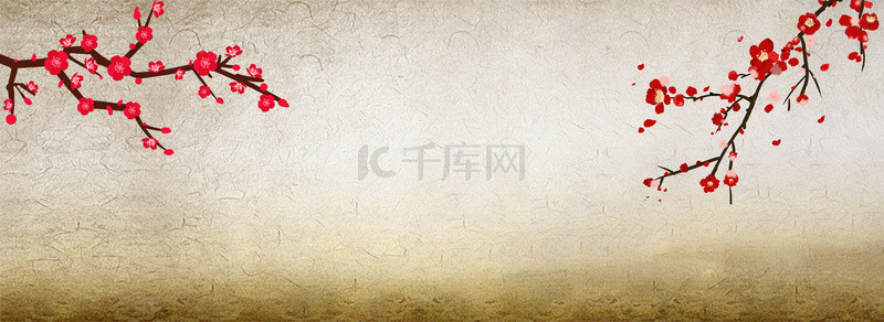 山水背景图片_复古纹理中国风水墨背景