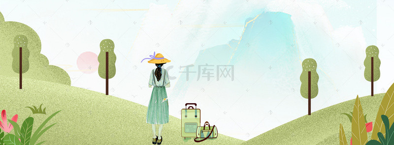 户外休闲背景图片_户外休闲清新banner