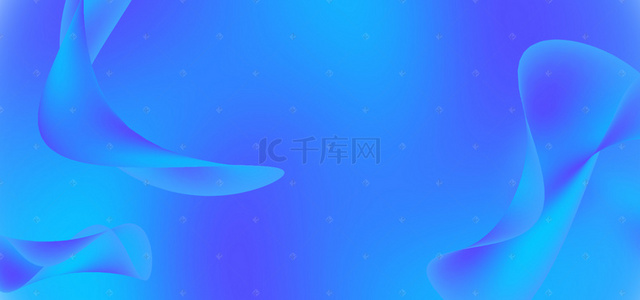 通用科技背景图片_蓝色镭射风渐变流体通用banner