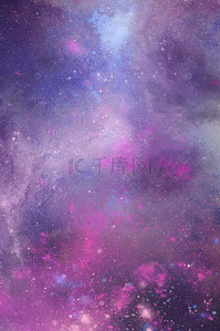 紫色梦幻海报背景图片_梦幻星空紫色渐变七夕背景海报