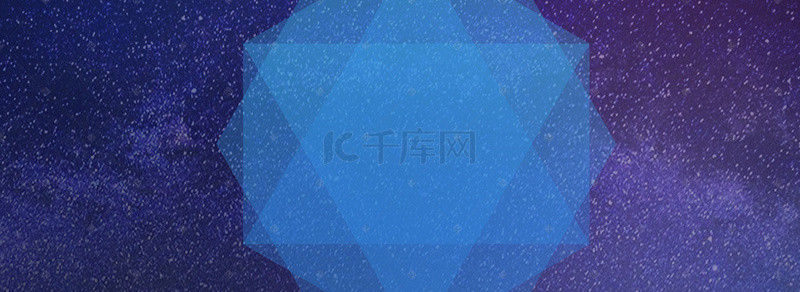 展板背景背景图片_科技三角几何炫酷紫色banner