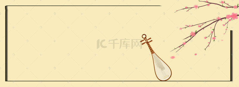 复古手绘古风简约风格banner