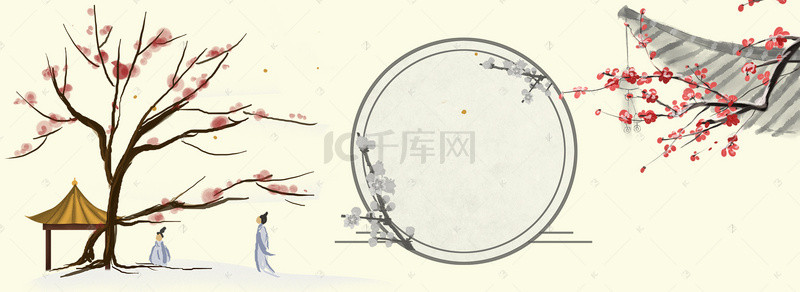 古风中国展板背景图片_创意古风中国风banner