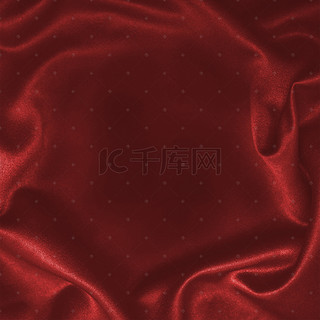 红色丝绸简约背景图