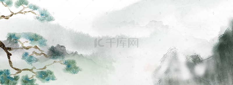 古色古香中国风手绘文艺banner