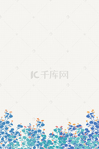 海报设计背景图片_矢量梦幻水彩花卉背景