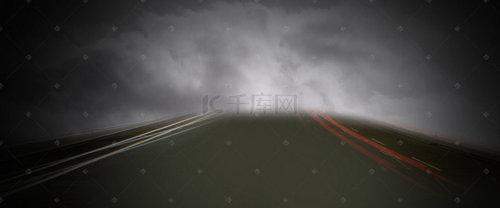 创意合成公路背景图片_创意合成公路大气商务背景海报