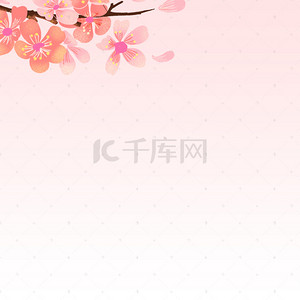 粉色花朵妇女节主图背景
