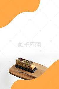 意大利海报背景图片_美味提拉米苏蛋糕甜品海报